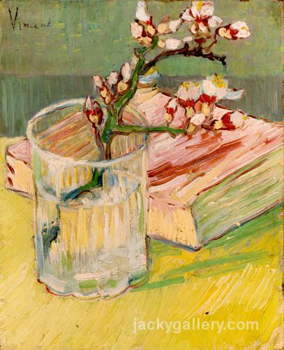 Nature Morte, Branche d Amandier, Van Gogh painting